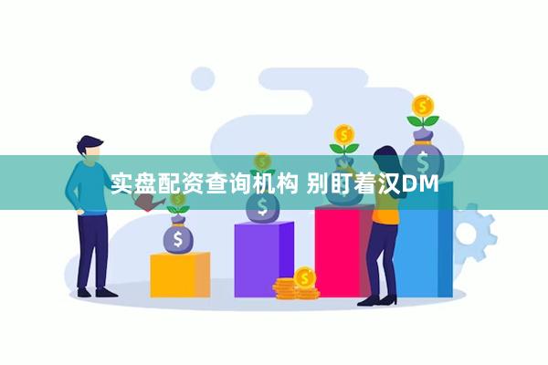 实盘配资查询机构 别盯着汉DM