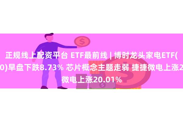 正规线上配资平台 ETF最前线 | 博时龙头家电ETF(159730)早盘下跌8.73% 芯片概念主题走弱 捷捷微电上涨20.01%