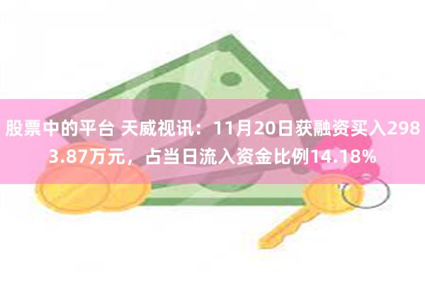 股票中的平台 天威视讯：11月20日获融资买入2983.87万元，占当日流入资金比例14.18%