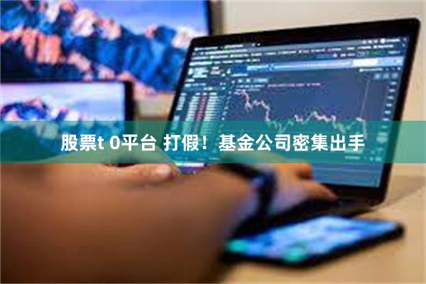 股票t 0平台 打假！基金公司密集出手